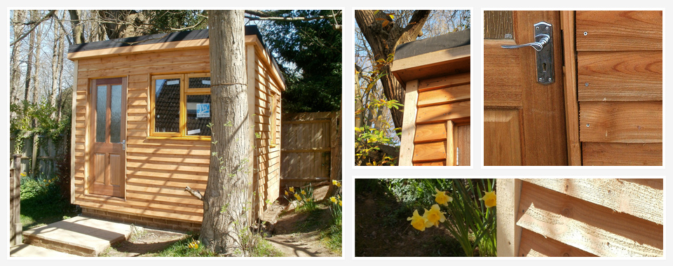 build log stores from locally sourced and naturally durable timbers.
